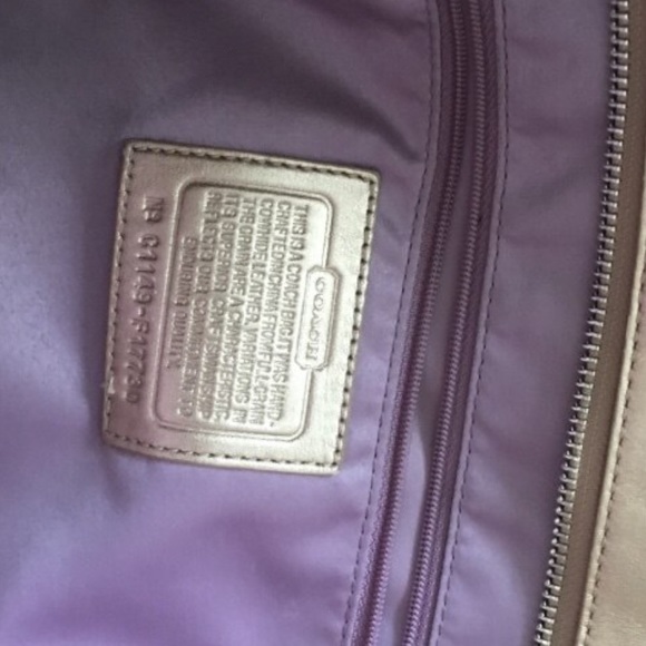 Coach Gold Satchel - Picture 2 of 2